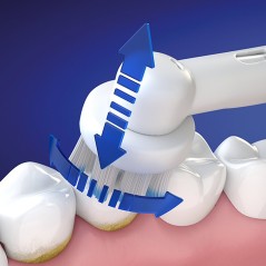 Oral-B Pro 3 White Electric Toothbrush - Superior Cleaning & Ultimate Gum Protection (8006540759929)